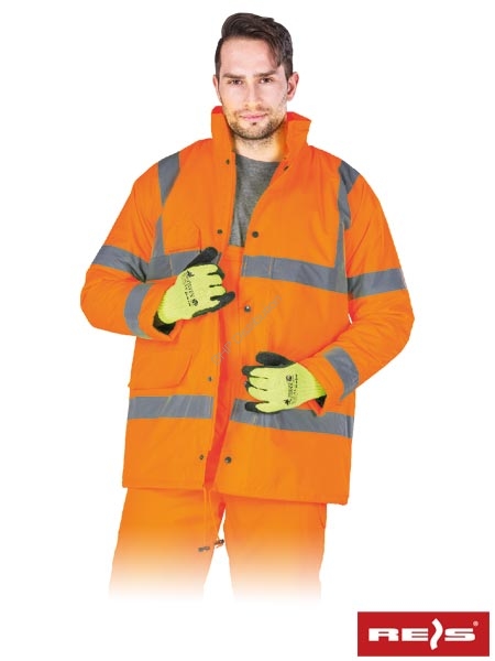 Zimowa kurtka ostrzegawcza K-VIS pomarańczowa