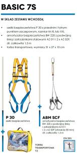 BASIC 7S Zestaw asekuracyjny PROTEKT 