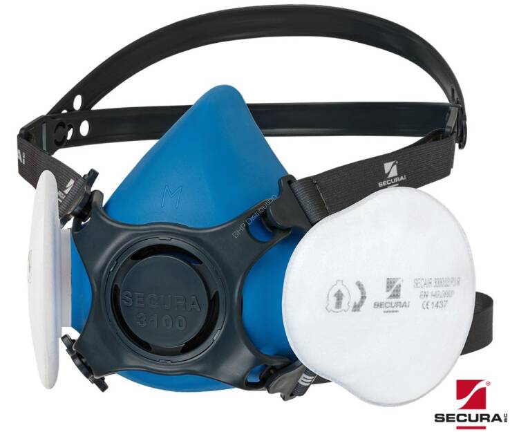 Zestaw półmaska + filtry SECURA3100-DUST