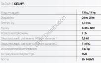 WYCIĄGARKA RĘCZNA wersja osobowa RUP502-B z liną 20 m lub 25 m